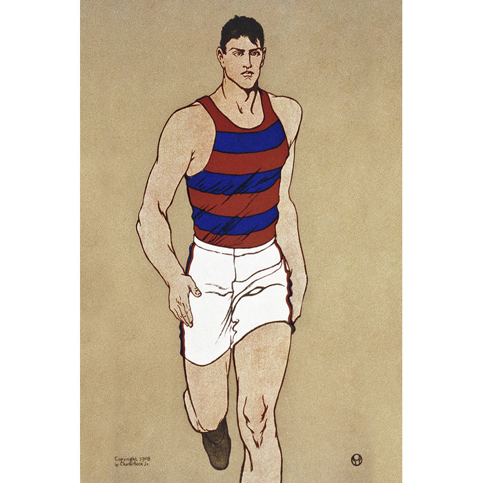 Winston Porter Penfield Vintage Sports Illustrations III On Canvas by